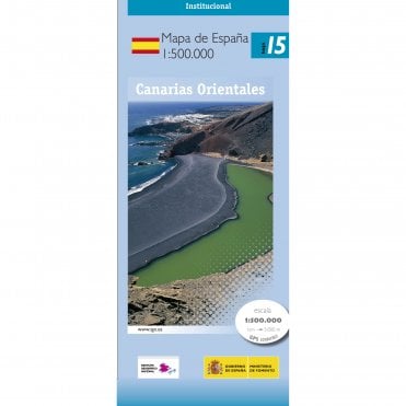 500K Regional road map of Spain 15: Eastern Canary Islands