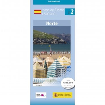 500K Regional road map of Spain 2: North