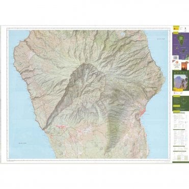 Caldera de Taburiente National Park (La Palma) 25K map & guide (English)