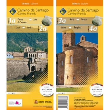 Camino de Santiago. Stages 1a/2a/3a/4a: Puerte Somport to Sangüesa