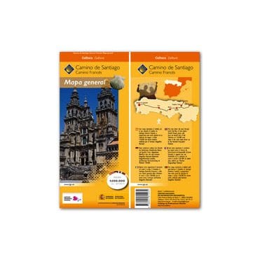 Camino de Santiago/ Way of St James CNIG Overview Map