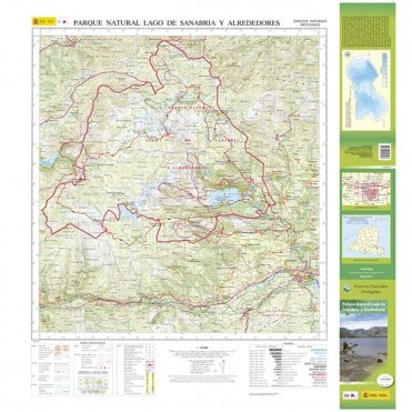 Lake Sanabria & Surrounding Natural Park Map