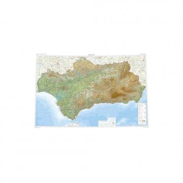 Map of the autonomous region of Andalucia