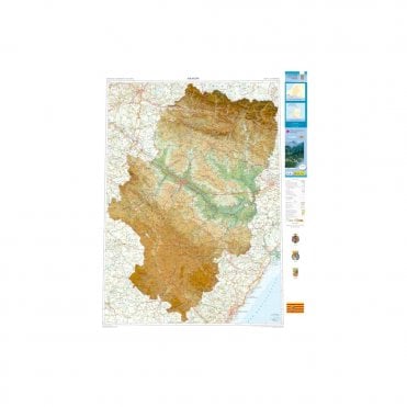 Map of the autonomous region of Aragon