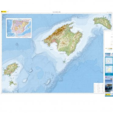 Map of the autonomous region of Balearic Islands