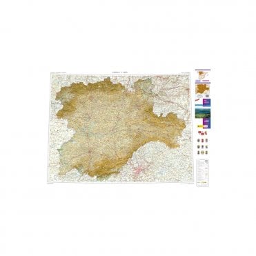 Map of the autonomous region of Castilla-Leon