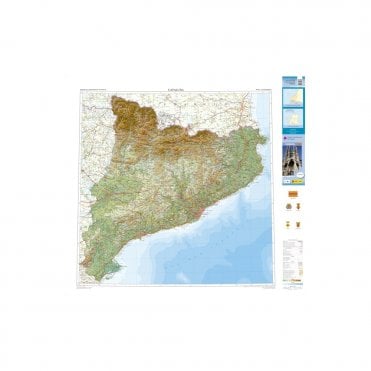 Map of the autonomous region of Catalunia