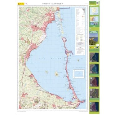Mar Menor Protected Areas map