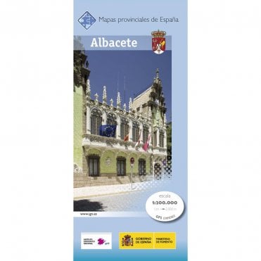 Provincial map of Albacete