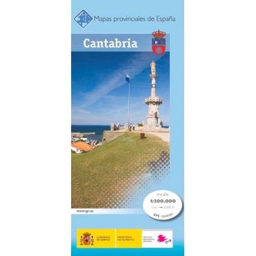 Provincial map of Cantabria
