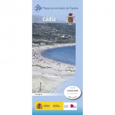 Provincial map of Cádiz