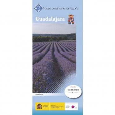 Provincial map of Guadalajara