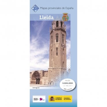 Provincial map of Lleida