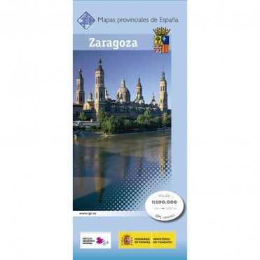 Provincial map of Zaragoza