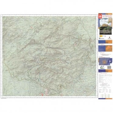Sierra de Espuña Natural Park map