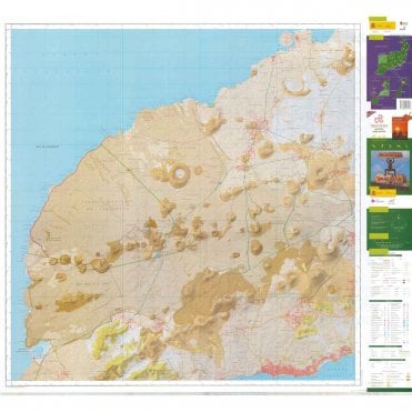 Timanfaya National Park (Lanzarote) 25K map & guide (English)