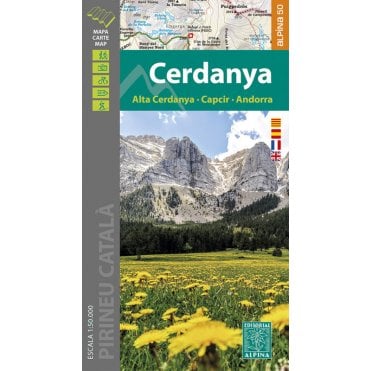 Cerdanya - Alta Cerdanya - Capcir - Andorra. Hiking map