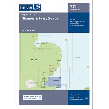 Chart Y7: Thames Estuary South (Laminated & Small Format)