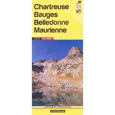 Chartreuse Bauges Belledonne & Maurienne Map: 03