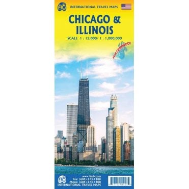 Chicago & Illinois Travel Reference Map