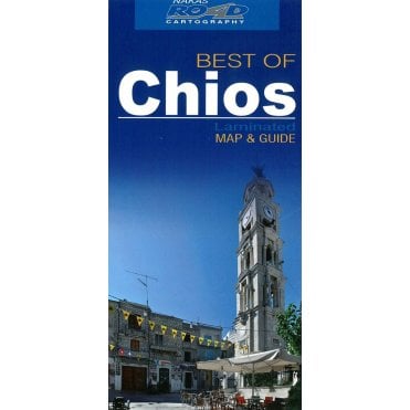 Chios (Greece) 'best of' tourist map with information guide