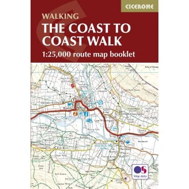 The Coast to Coast Map Booklet : 1:25k OS Route Map Booklet