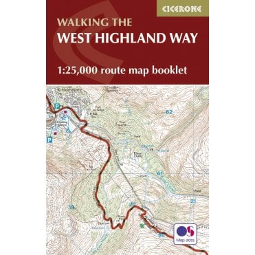 West Highland Way Map Booklet : 1:25k OS Route Mapping