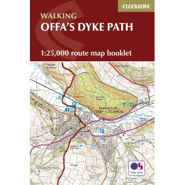 Offa's Dyke Map Booklet : 1:25k OS Route Mapping