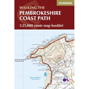 Pembrokeshire Coast Path Map Booklet : 1:25k OS Route Mapping