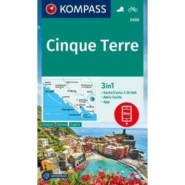 Cinque Terre | Kompass hiking map 2450