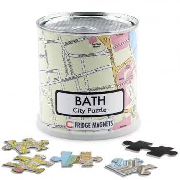 Bath city magnetic map puzzle