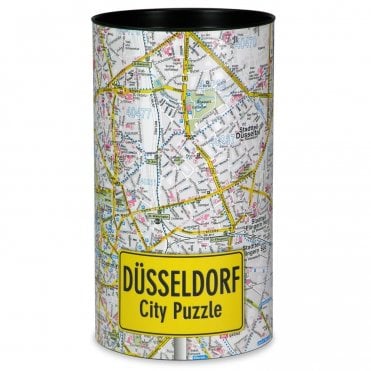 Dusseldorf City - Map Jigsaw Puzzle
