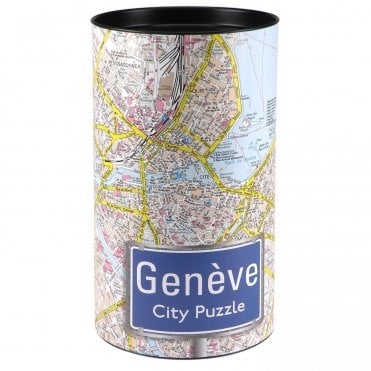 Geneve (Geneva) City - Map Jigsaw Puzzle