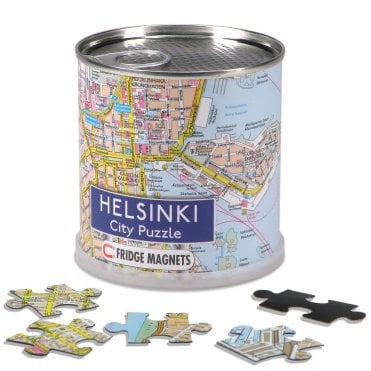 Helsinki City - Magnetic Map Jigsaw Puzzle
