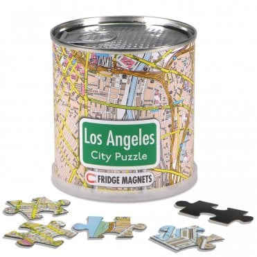 Los Angeles City - Magnetic Map Jigsaw Puzzle