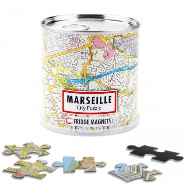 Marseille City - Magnetic Map Jigsaw Puzzle