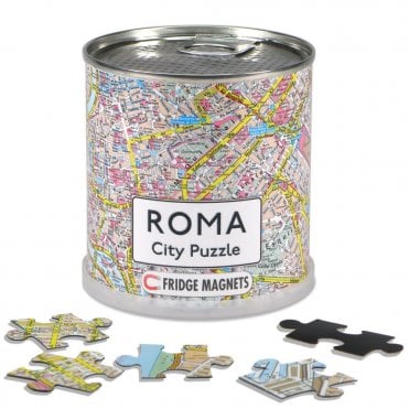 Rome city magnetic map puzzle