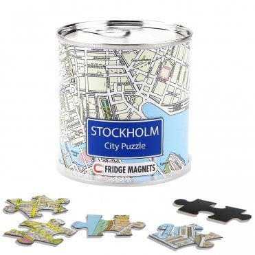 Stockholm City - Magnetic Map Jigsaw Puzzle