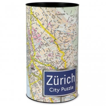 Zurich City - Map Jigsaw Puzzle