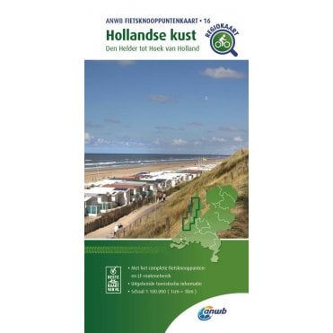 Coast of Holland - ANWB Netherlands Bicycle Junction Map 16