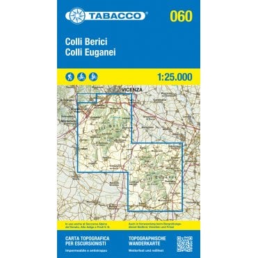 Colli Euganei / Abano e Montegrotto Terme | Tabacco, map 060