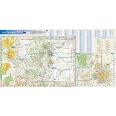 Colorado State Wall Map