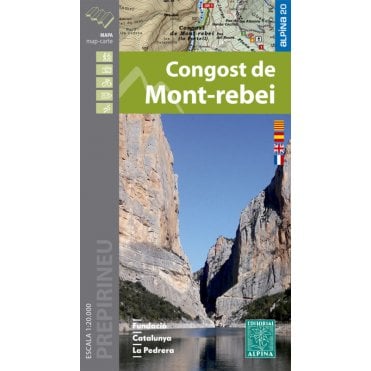 Congost De Mont-Rebei. Hiking map