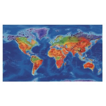 Artistic World Wall Map - Large