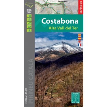Costabona - Alta Vall del Ter. Hiking map & guide