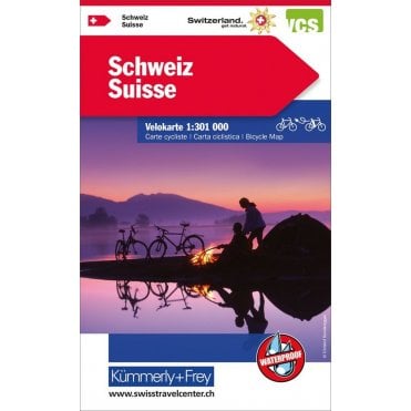 Switzerland Cycling map