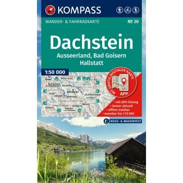 Dachstein, Ausseerland, Bad Goisern, Hallstatt | Kompass hiking map 20
