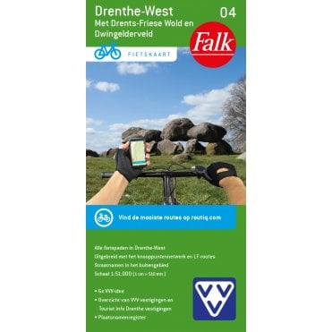 Drenthe West (Netherlands) - Falk 1:50k Cycling Map 04