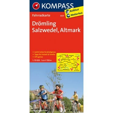 Dromling, Salzwedel, Altmark | Kompass cycling map 3037