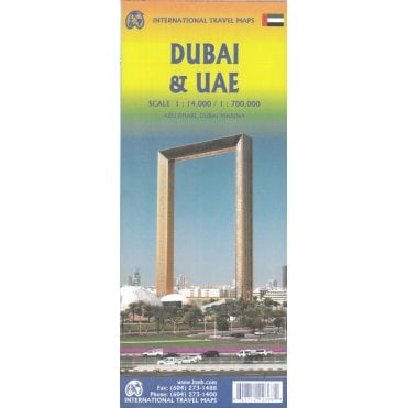 Dubai UAE & Oman Travel Map